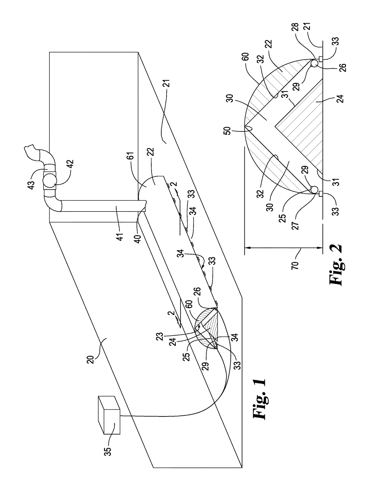 Apparatus for lifting liquid in a body of liquid