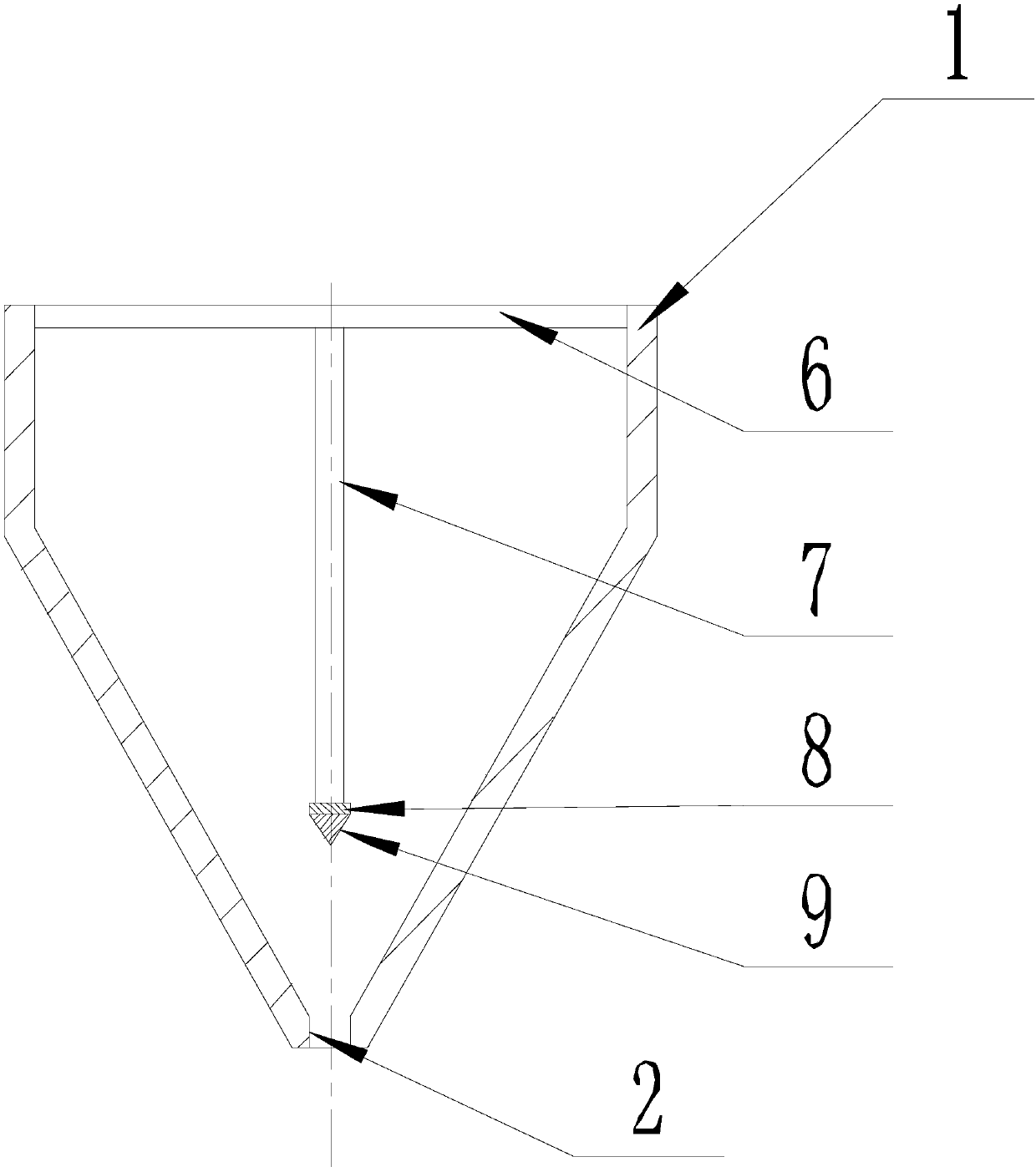 Cement mortar feeding device for tile sticking