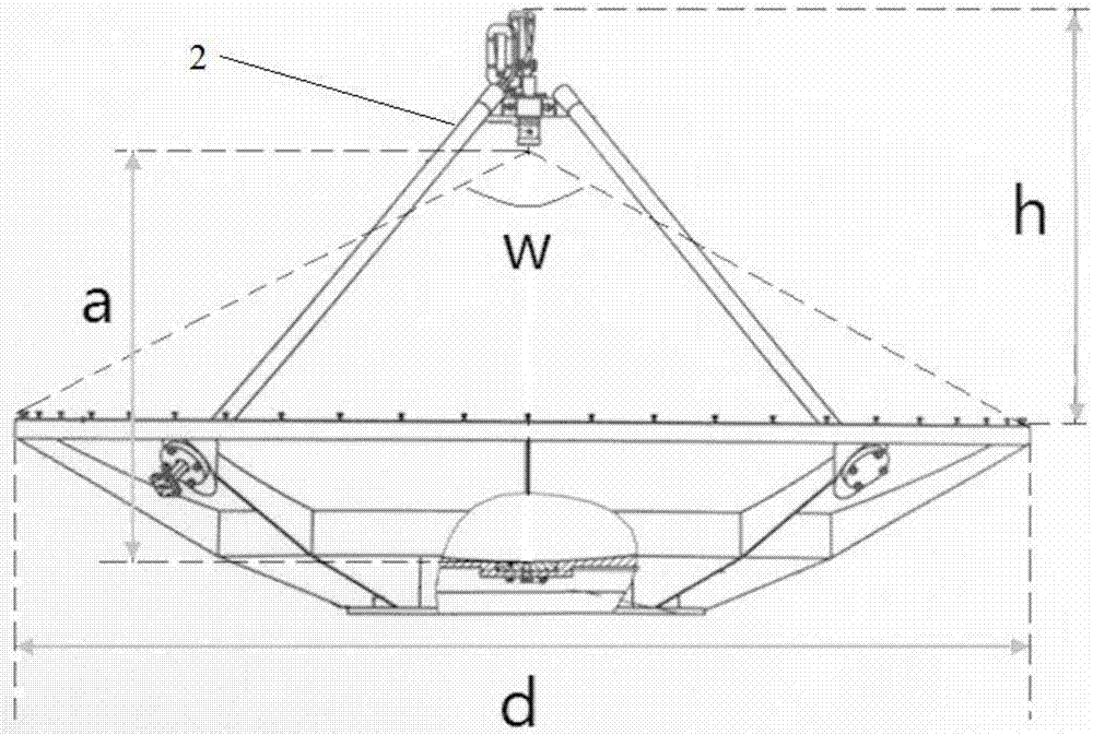 Antenna cover used for reflector antenna and manufacturing method thereof