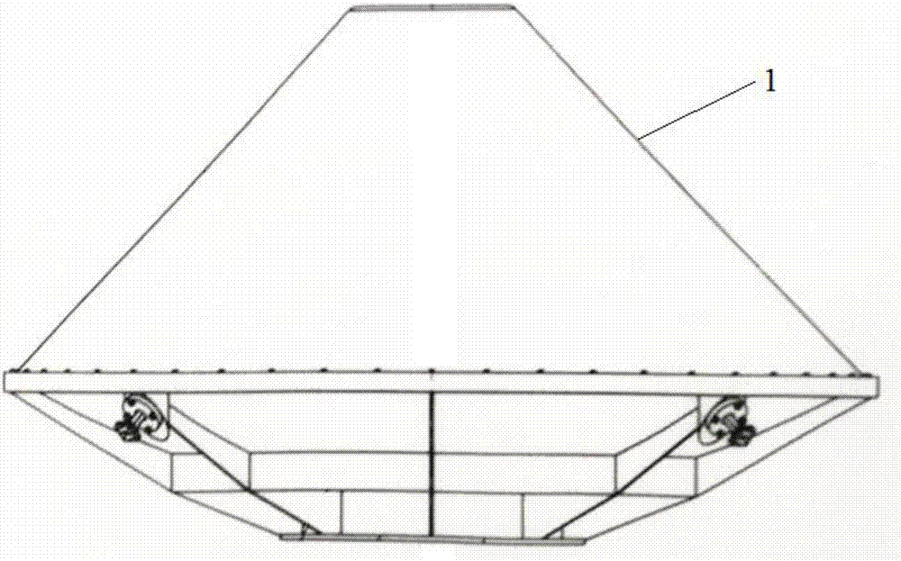 Antenna cover used for reflector antenna and manufacturing method thereof