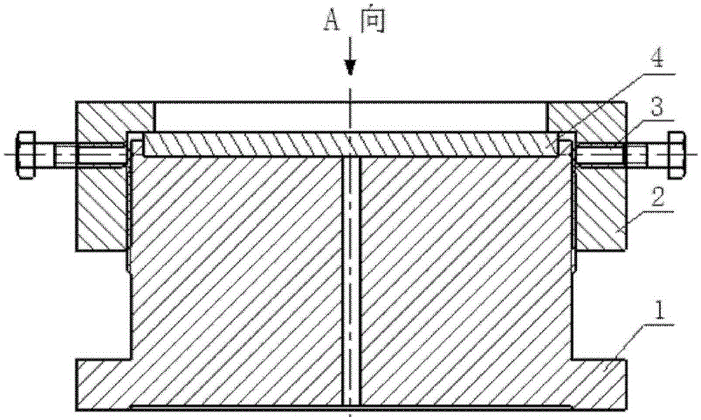 Disc type thin-walled parts milling device