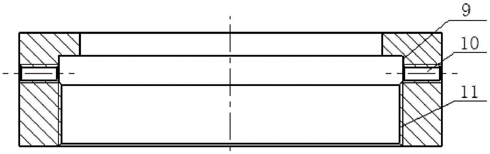 Disc type thin-walled parts milling device