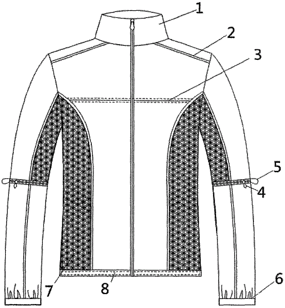 Intelligent safe environmental sanitation garment