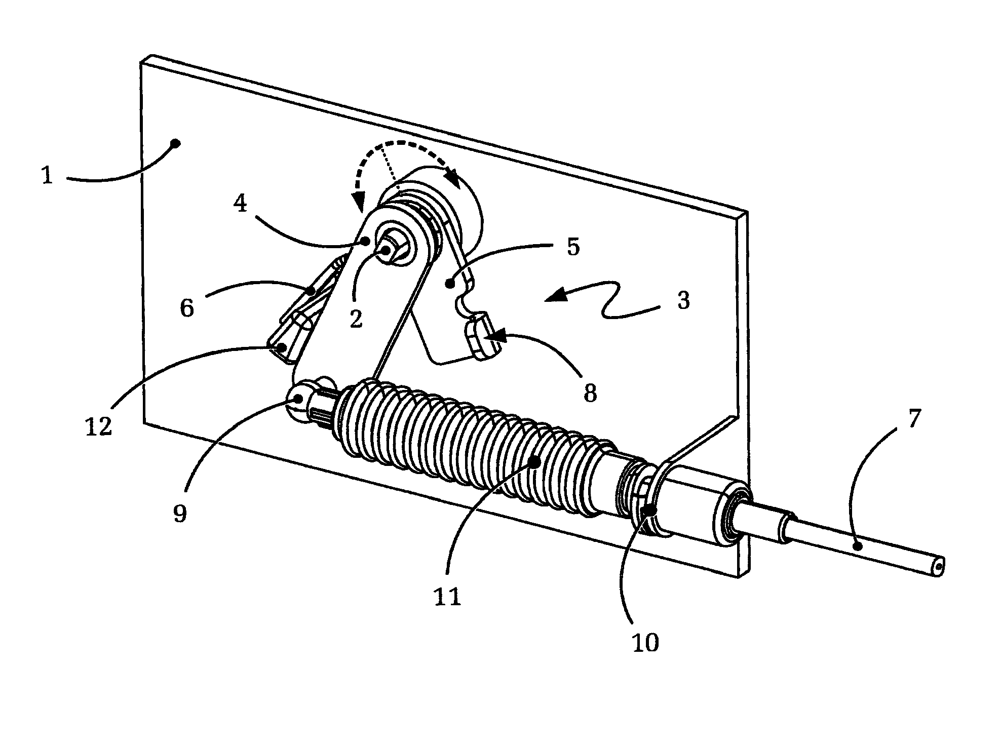 Emergency unlocking device for a parking lock