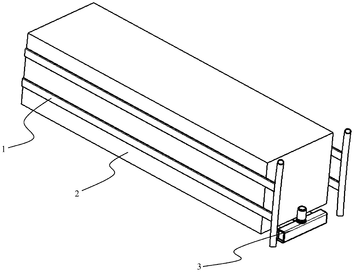 Battery thermal management system based on heat pipe and liquid cooling device