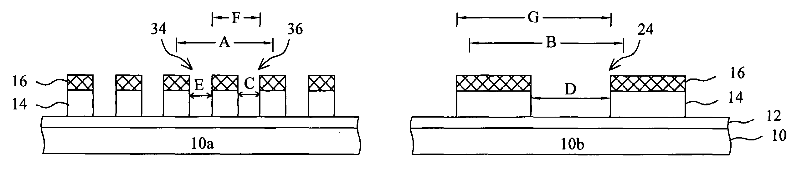 Method for defining a minimum pitch in an integrated circuit beyond photolithographic resolution