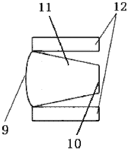 Laser optical fiber coupling device containing non-imaging optical element