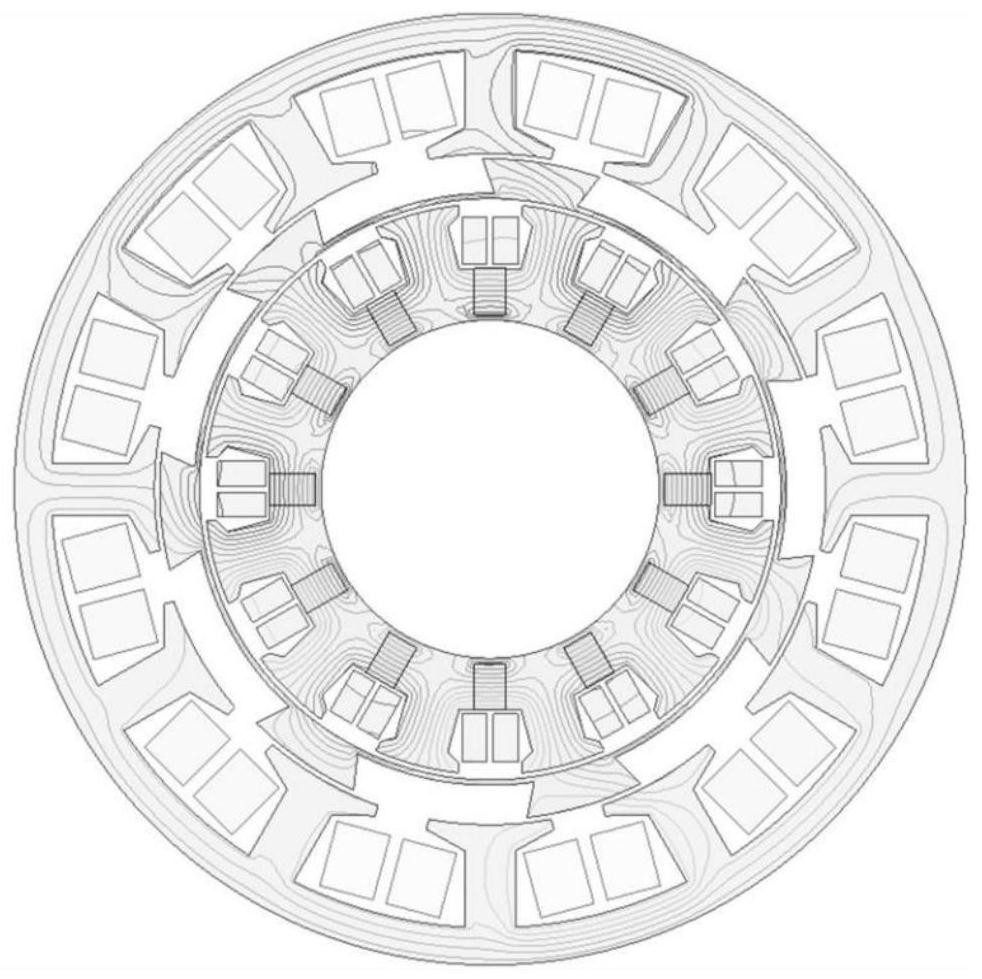 A stator partition type hybrid excitation motor with built-in magnetic control ring structure