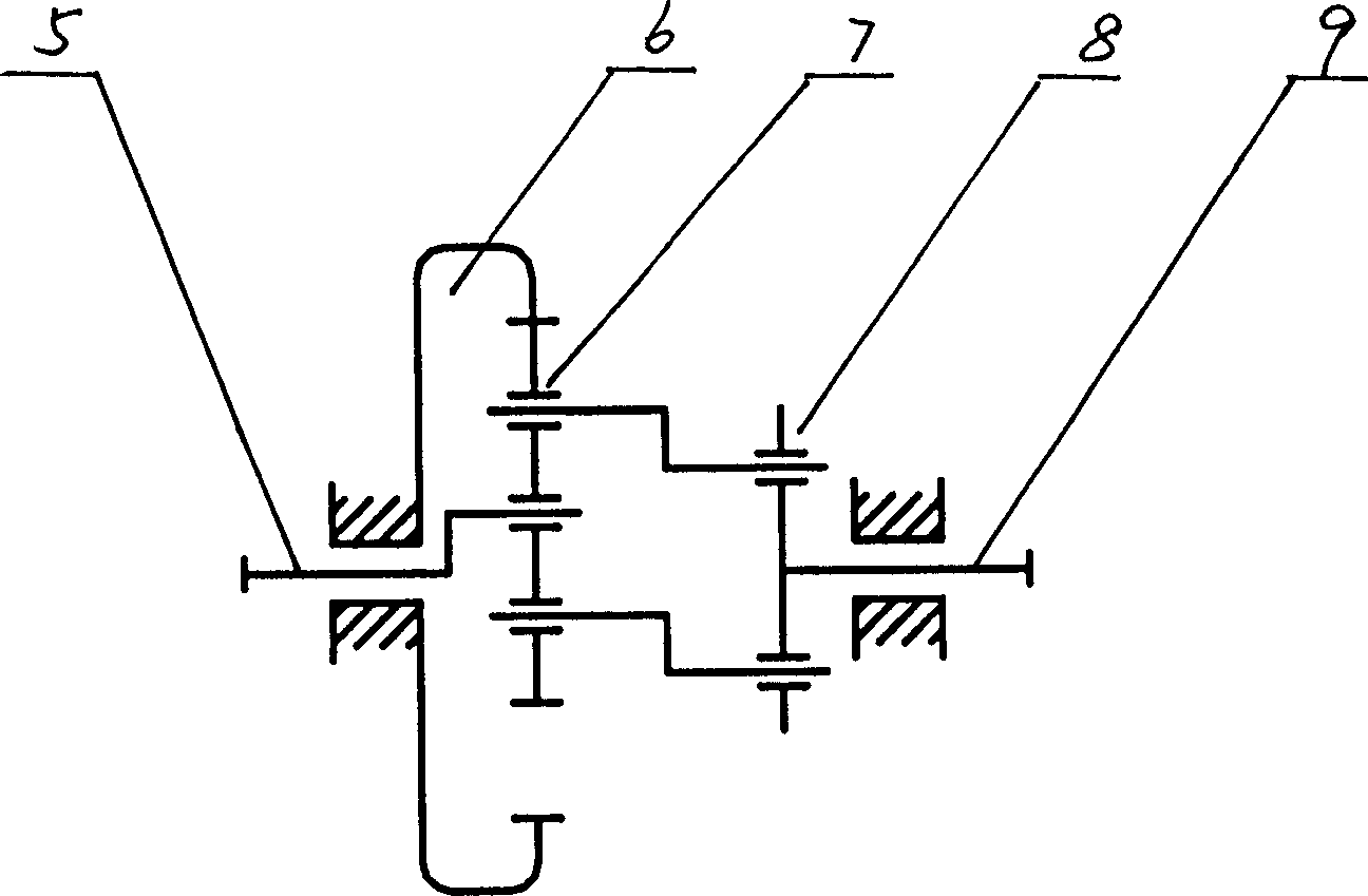 Planet scale division cam structure