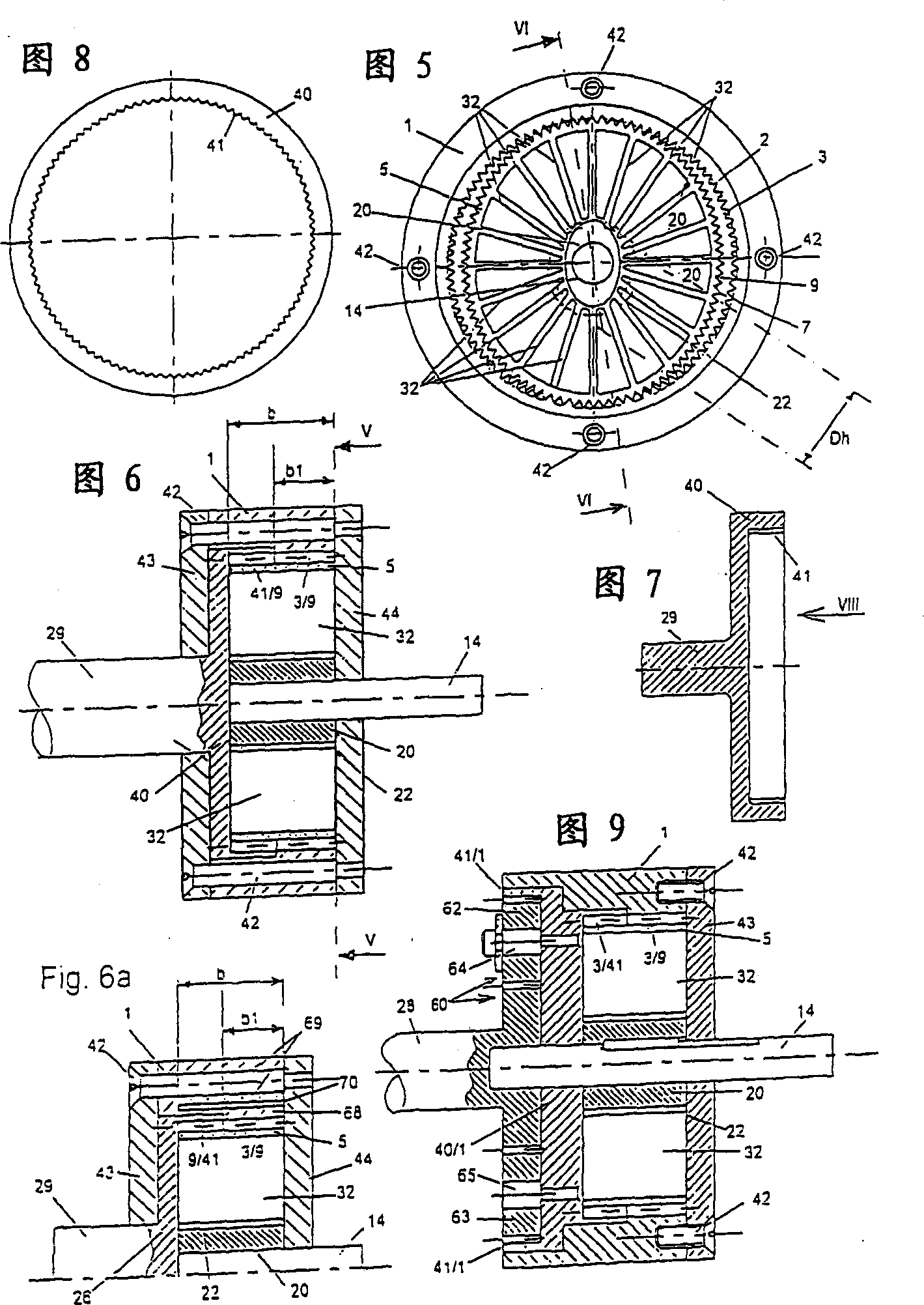 Step-down gear unit