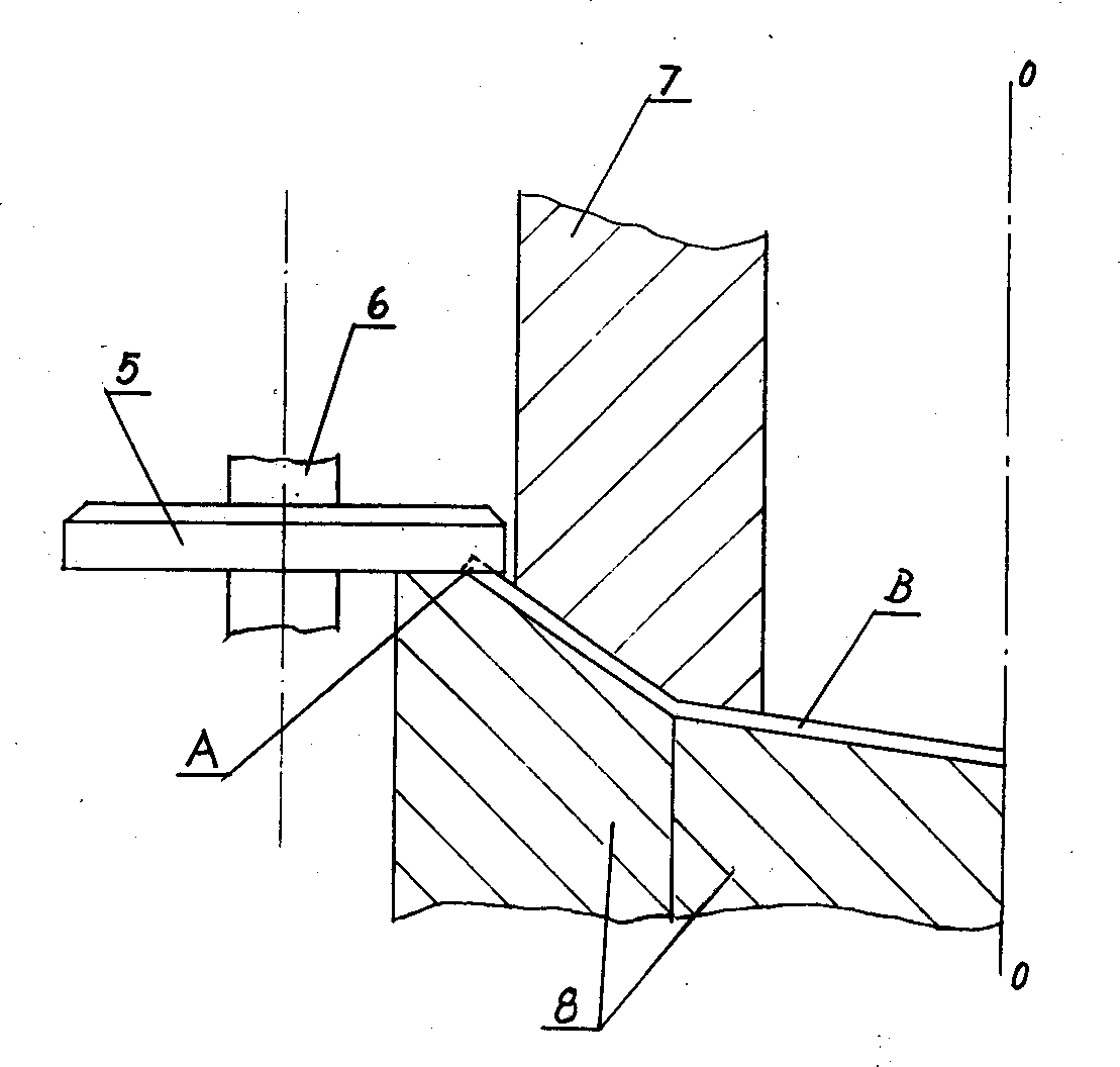 Method for making printed angle rectangle section steel pipe