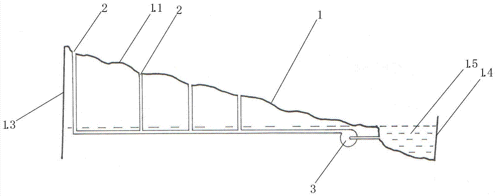 Yangtze river entering sea model