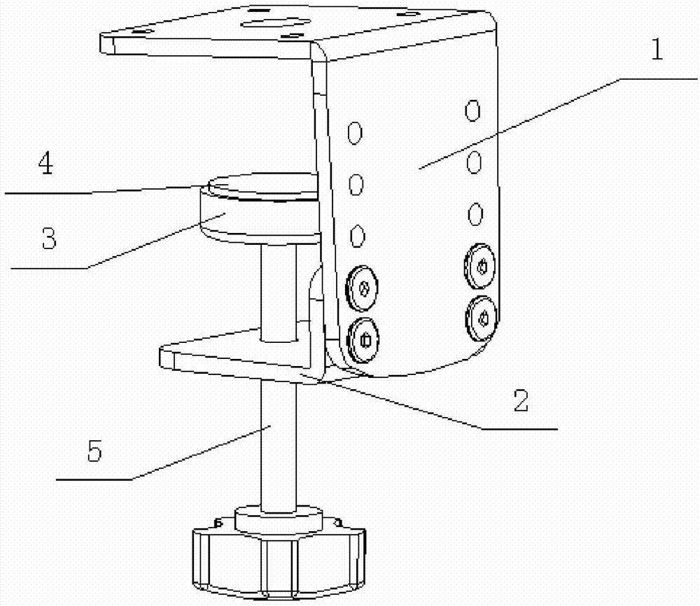 Desk top clamp