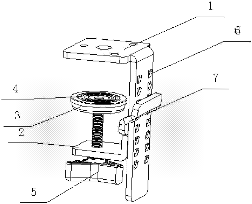 Desk top clamp