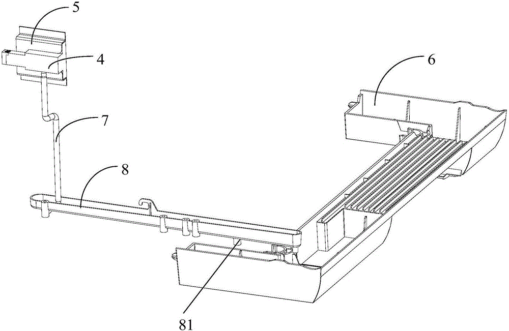 Steam exhausting system and steam cooking device