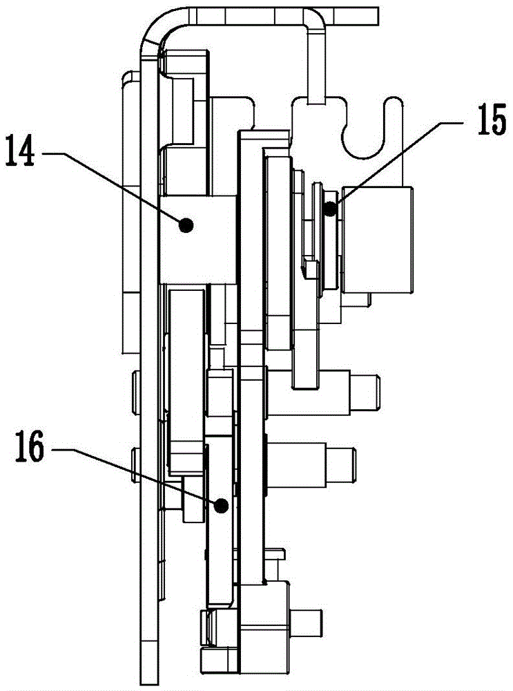 Side door lock drive mechanism