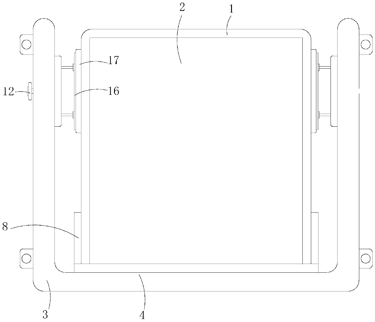 Perpendicularly installed solar thermal collector and installation method thereof