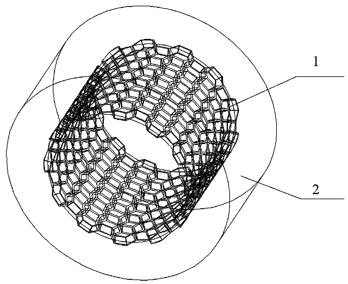 A kind of graphite/aluminum base self-lubricating sliding bearing containing graphene and preparation method thereof