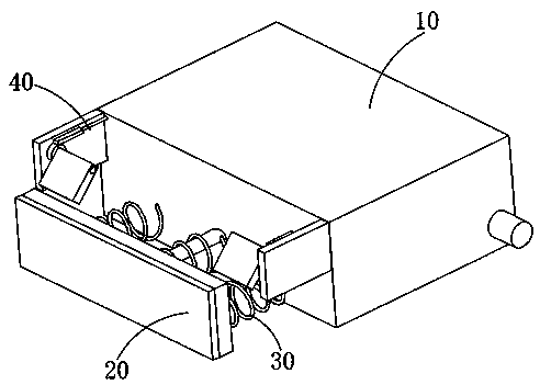 Automobile parking auxiliary device