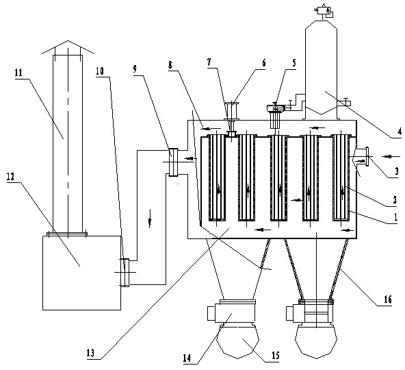 Aluminum dust treating and recycling system