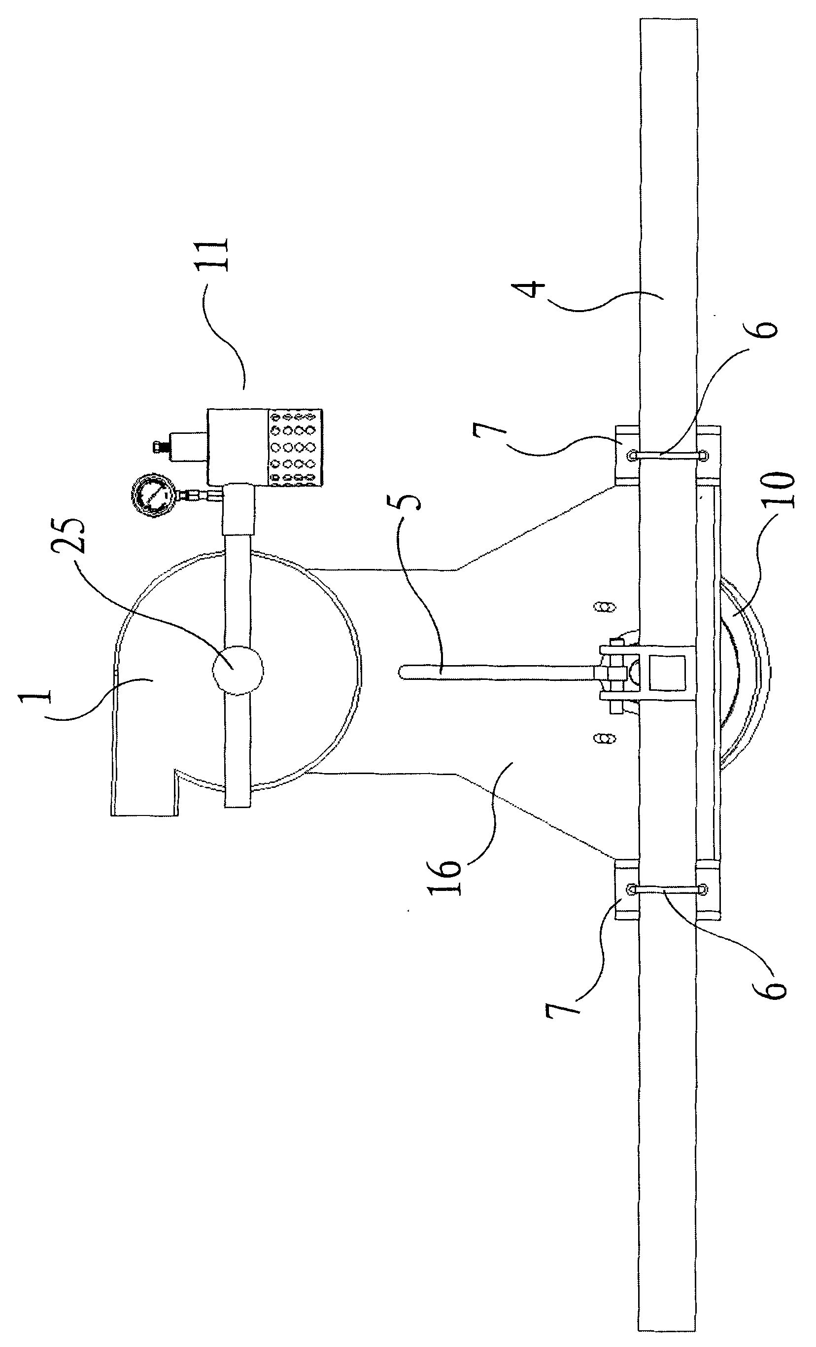 Fan assembly of air-aspiration type planting machine