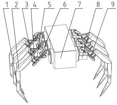 Legged robot for stable operation in amphibious environment