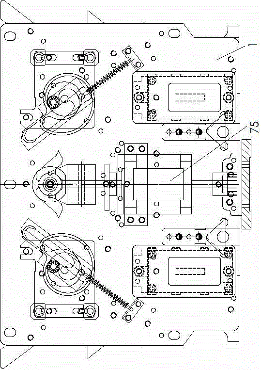 Single-system computerized flat knitting machine with double-system functions