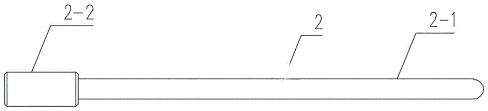 Anti-infection external fixation hollow spicule with tail cap and injection hole