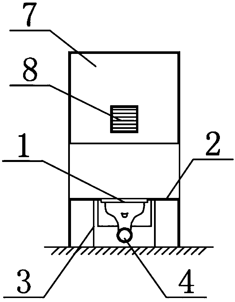 Assembled sanitary ware assembly and public toilet system