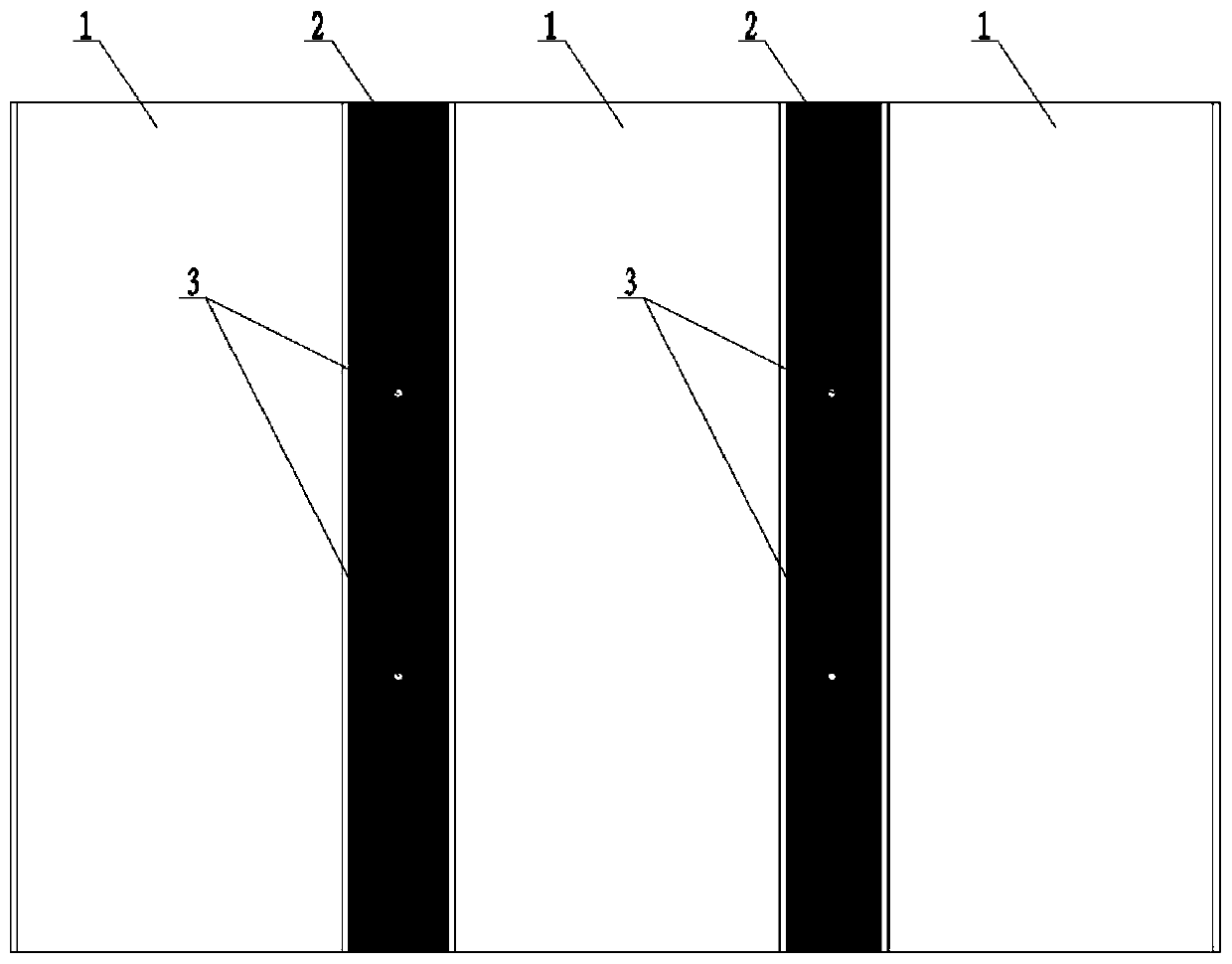 One-hole multi-opening ground grouting filling method implemented above coal pillars