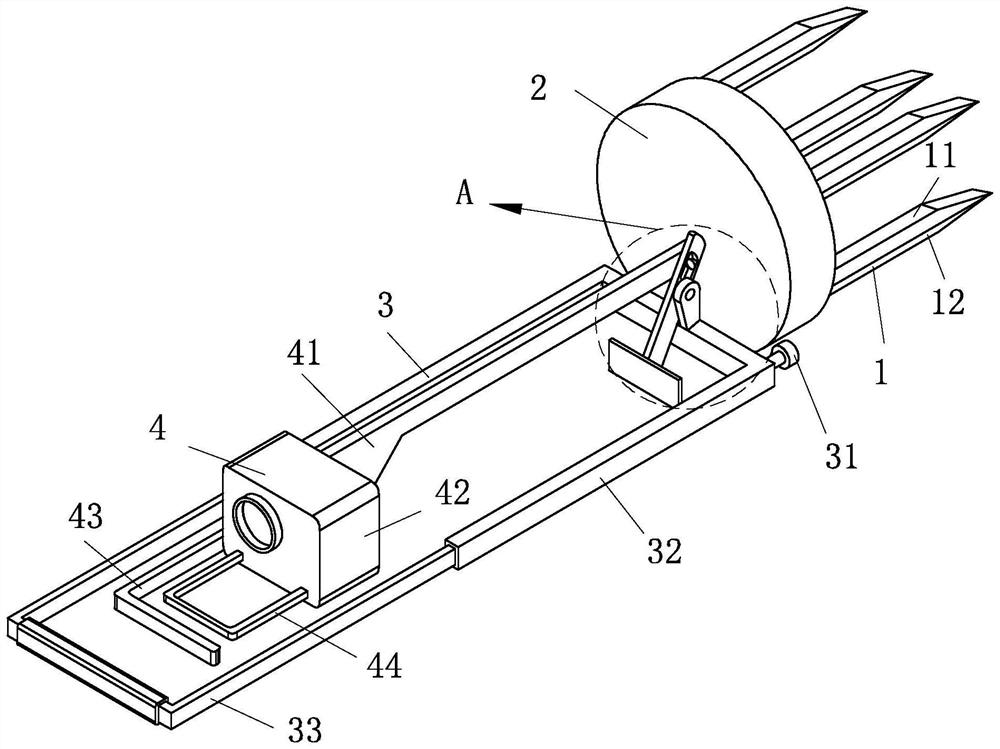 A simple sowing and fertilizing device for feeding