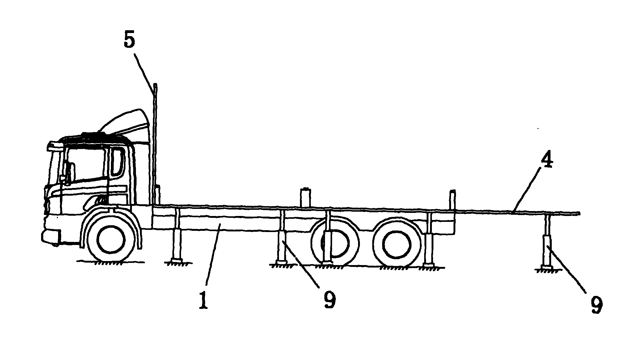 Unfolding high-voltage test car for electrical equipment