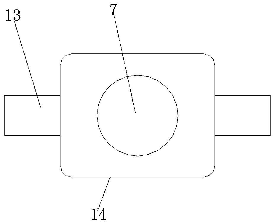 Front and rear anti-collision beam of car protective cabin