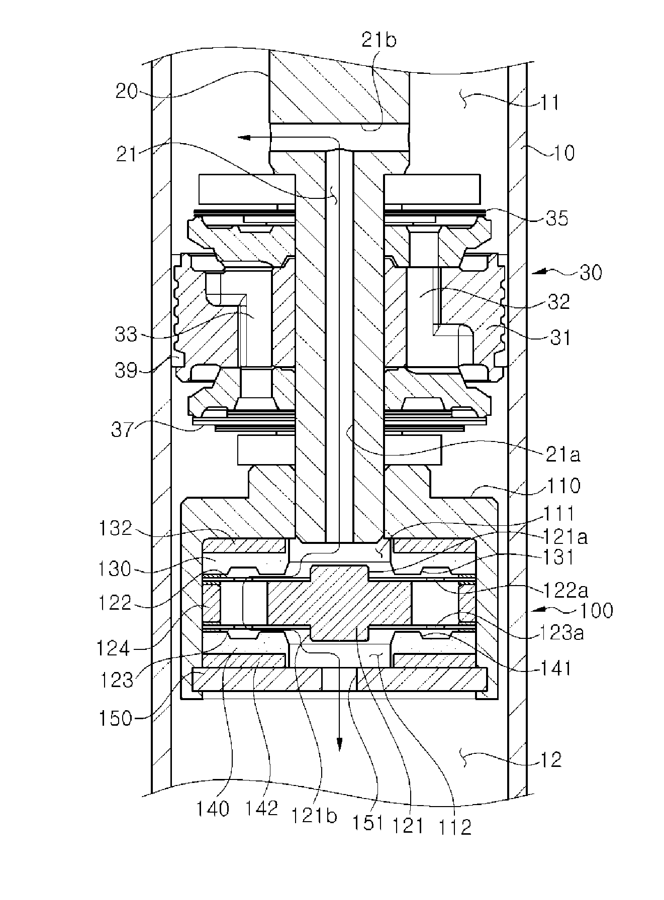 Frequency-sensitive shock absorber