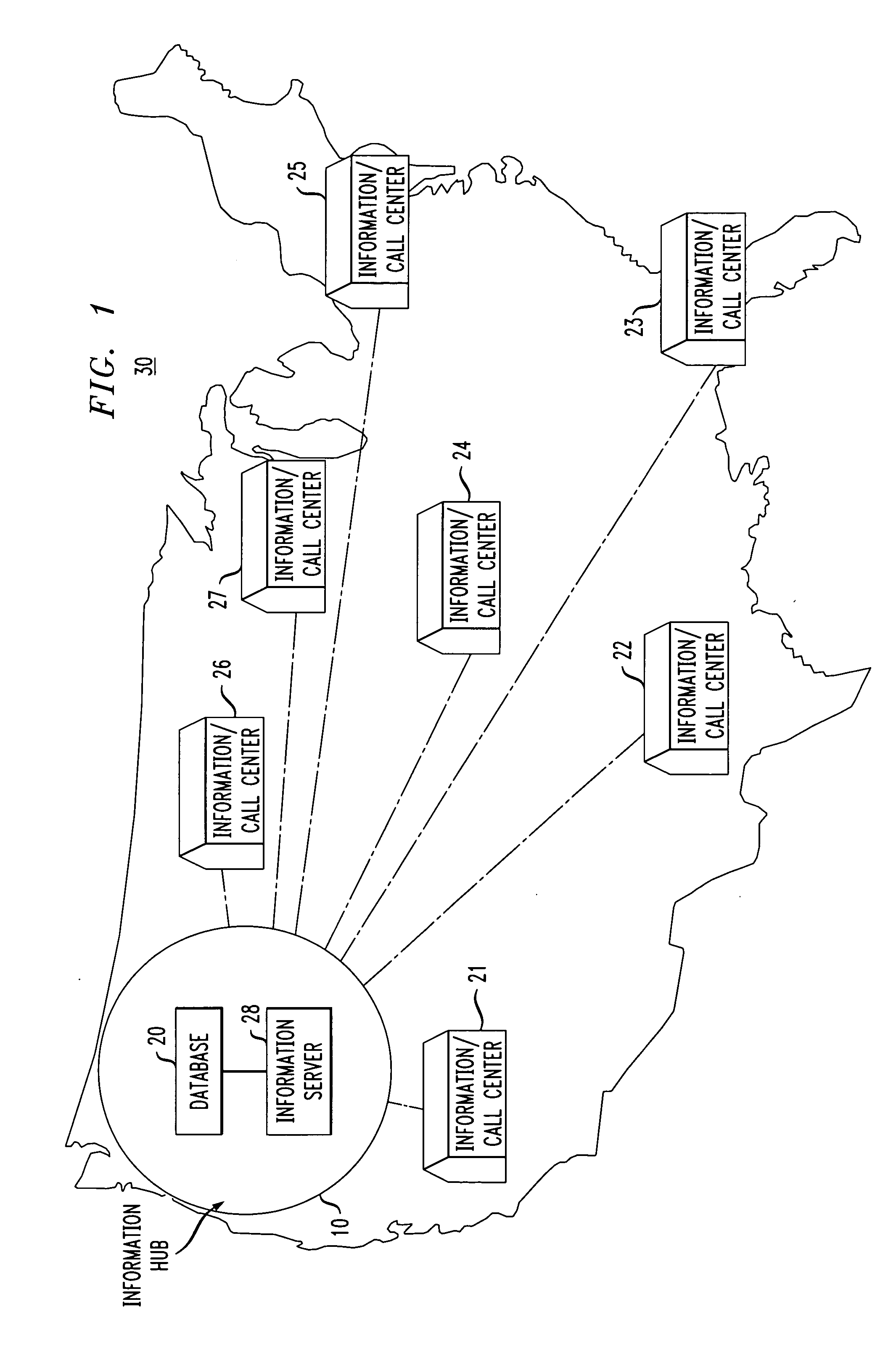 Technique for generating and accessing organized information through an information assistance service