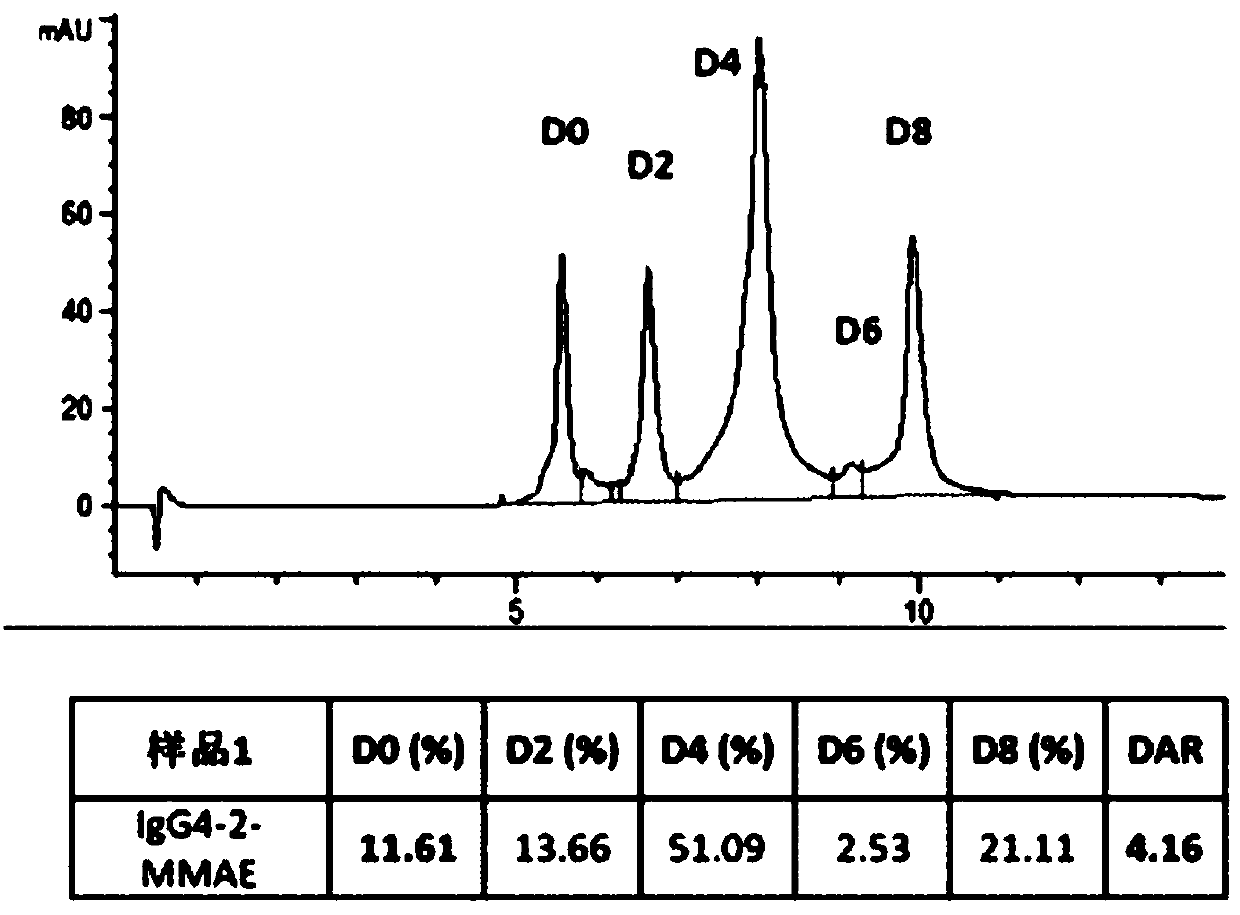 Bioconjugation method for IgG4 antibody