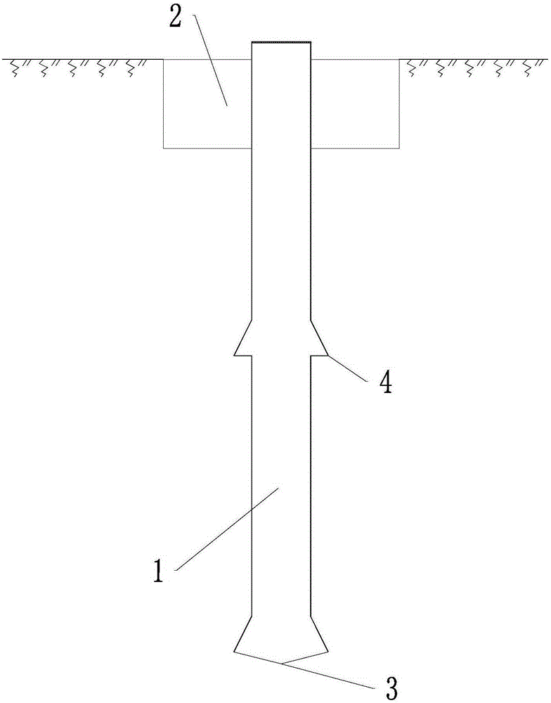 The construction method of manual excavation pile