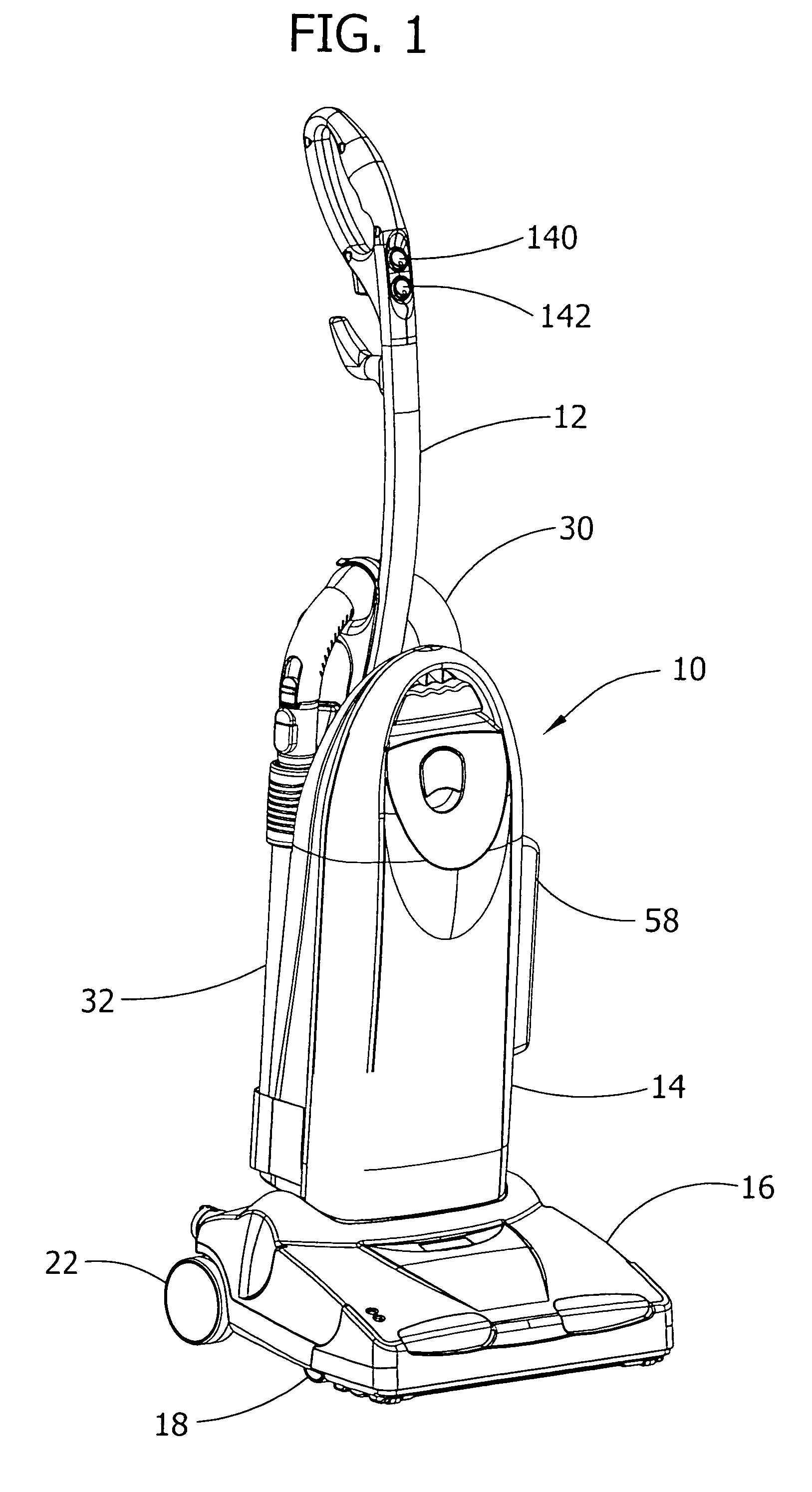 Dual motor upright vacuum cleaner