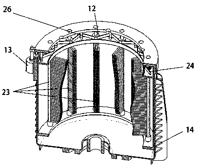 Domestic full-automatic shoe washing machine