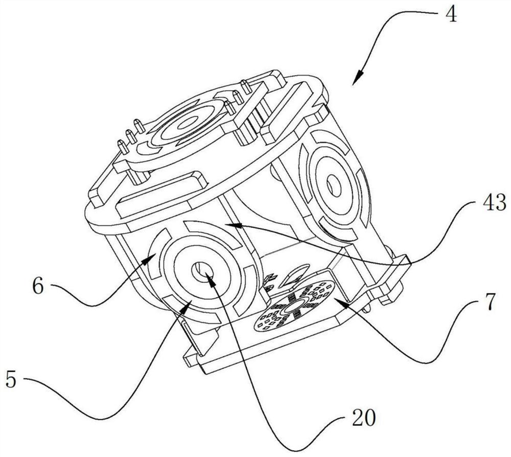 Surface position sensing structure and intelligent magic cube