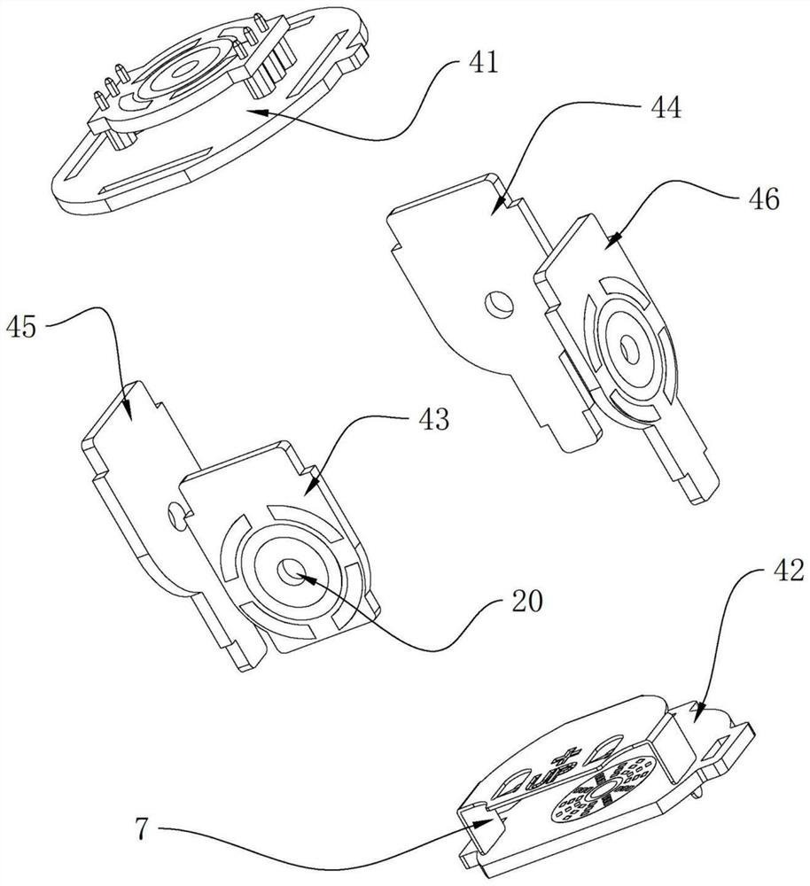 Surface position sensing structure and intelligent magic cube