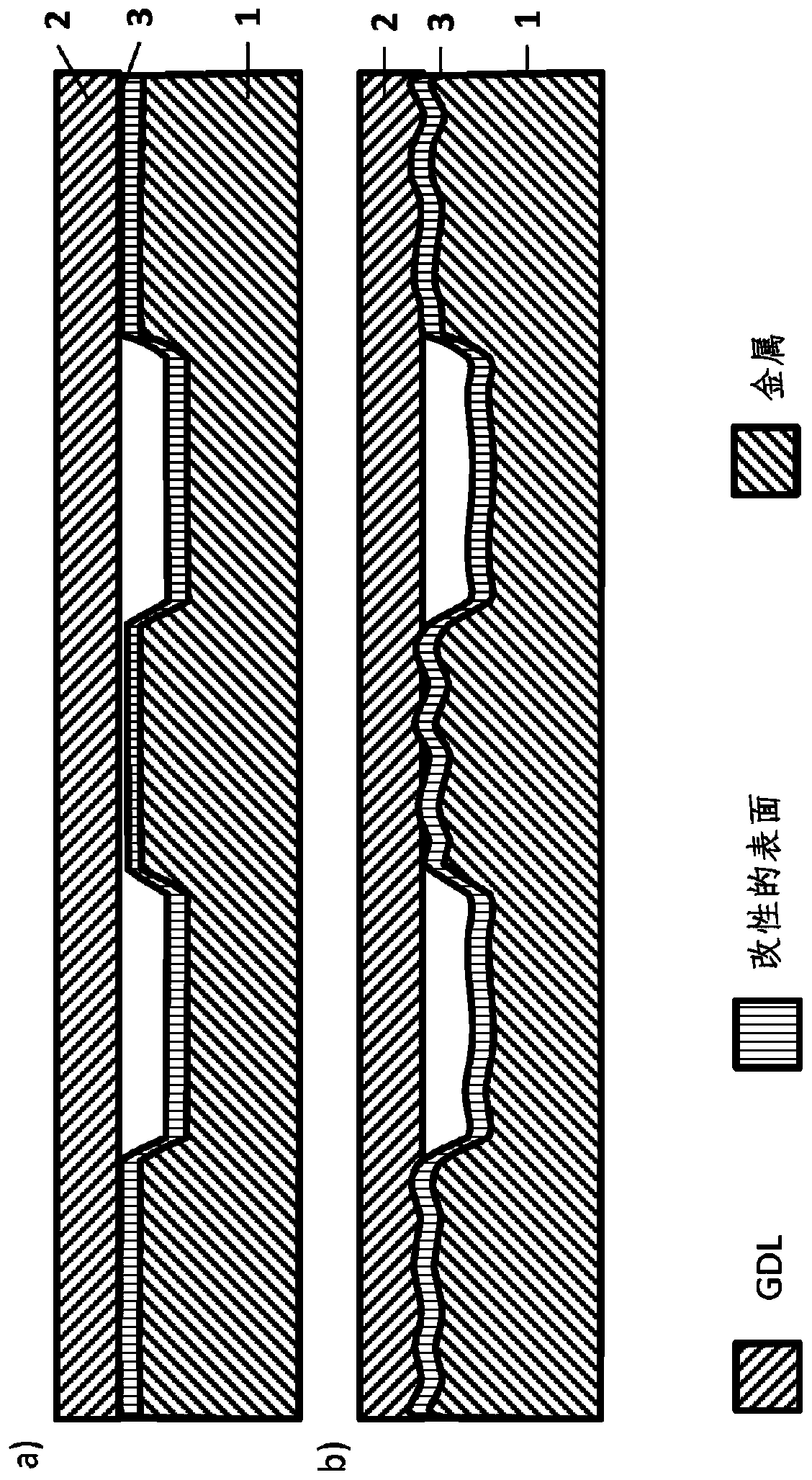 Bipolar plate for fuel cells, and production method