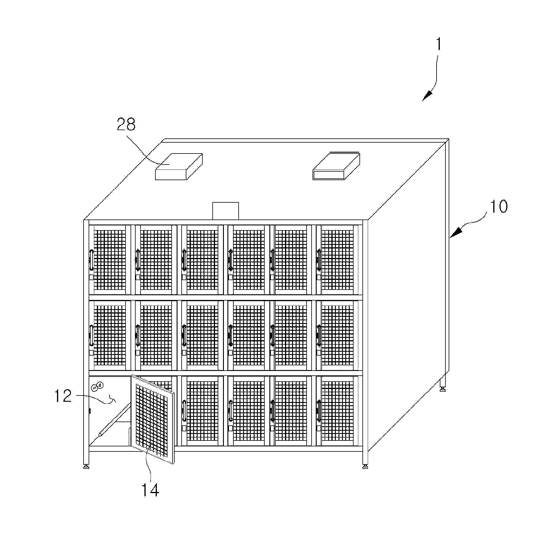 Dispensing device for welding rod dryer