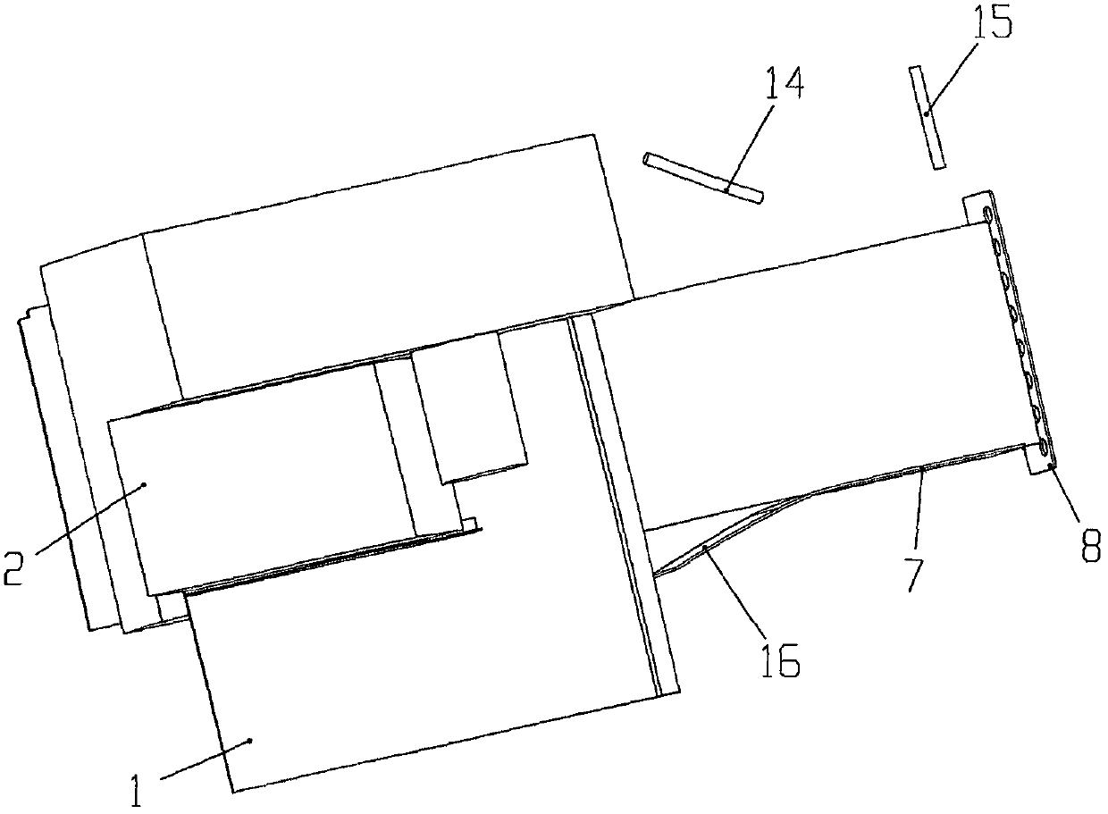 Flexible material conveying and correction device based on the principle of air suspension