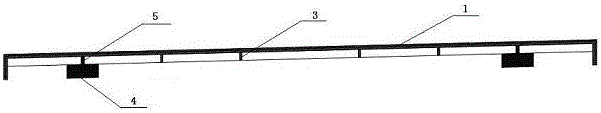 A long-span steel bridge prefabricated deck pavement method