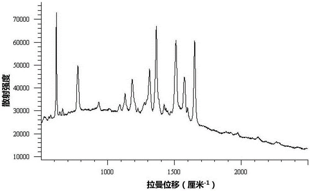 Method for manufacturing composite Raman-enhanced substrate