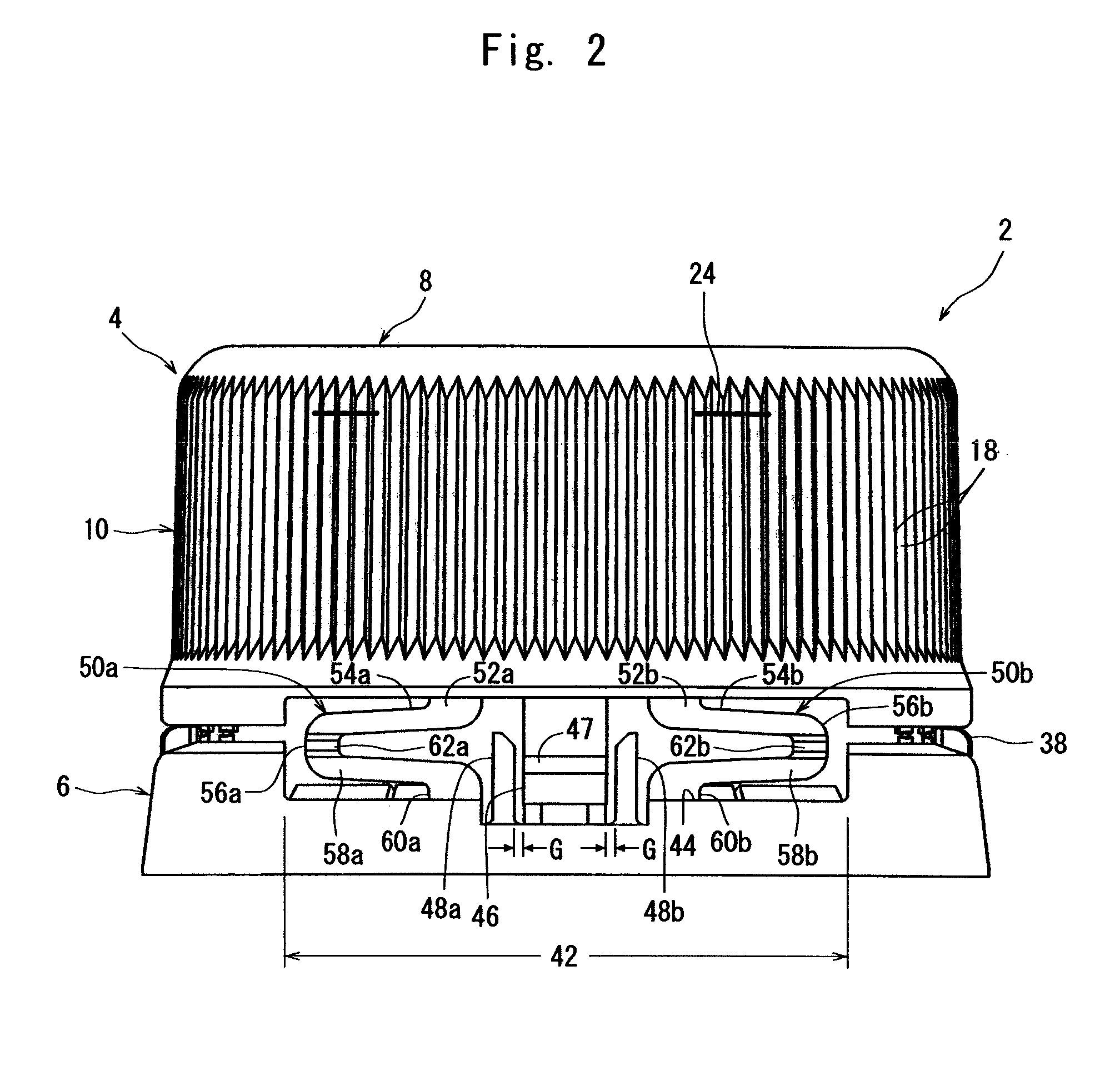 Synthetic resin container closure