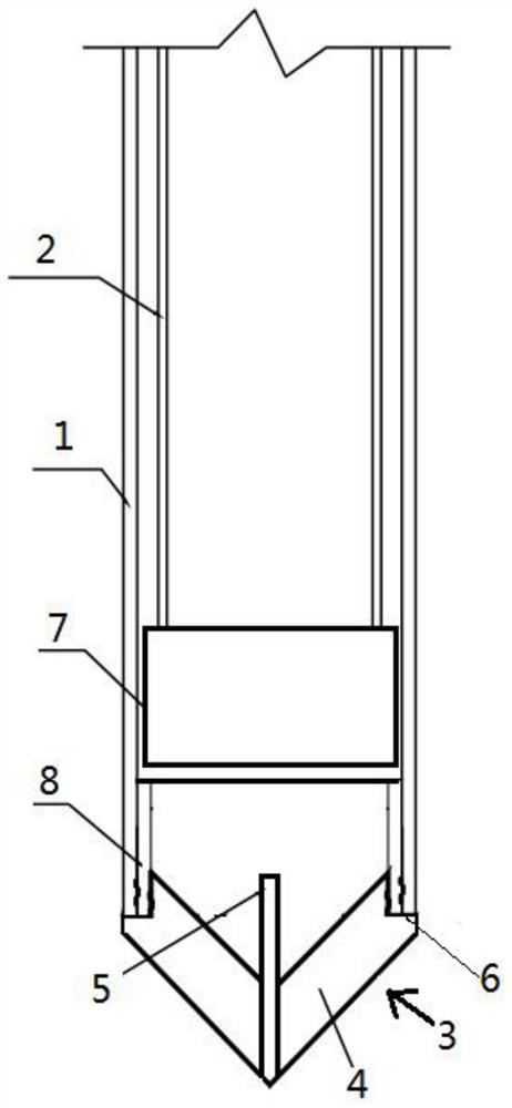 Diameter expanding equipment of cast-in-place concrete pile and construction method of cast-in-place concrete pile