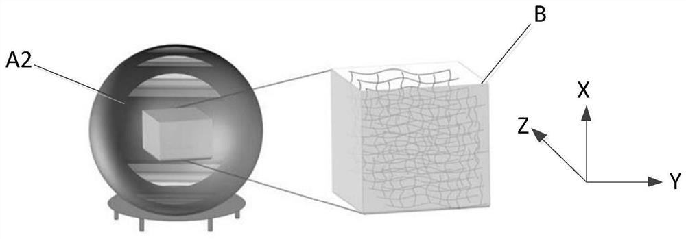 Preparation method of heat-conducting and wave-absorbing composite aerogel and heat-conducting and wave-absorbing composite aerogel