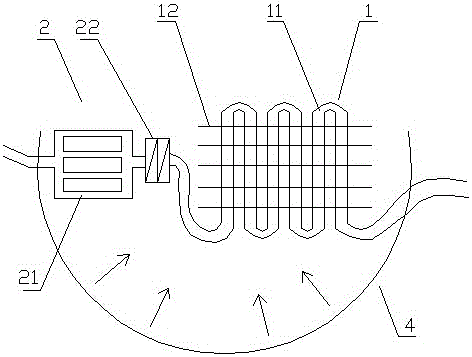 Solar thermal energy power system based on pressurization condensation